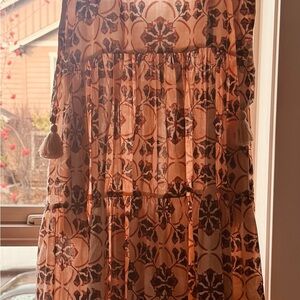MILLE Elegant Patterned Daphne Maxi Dress